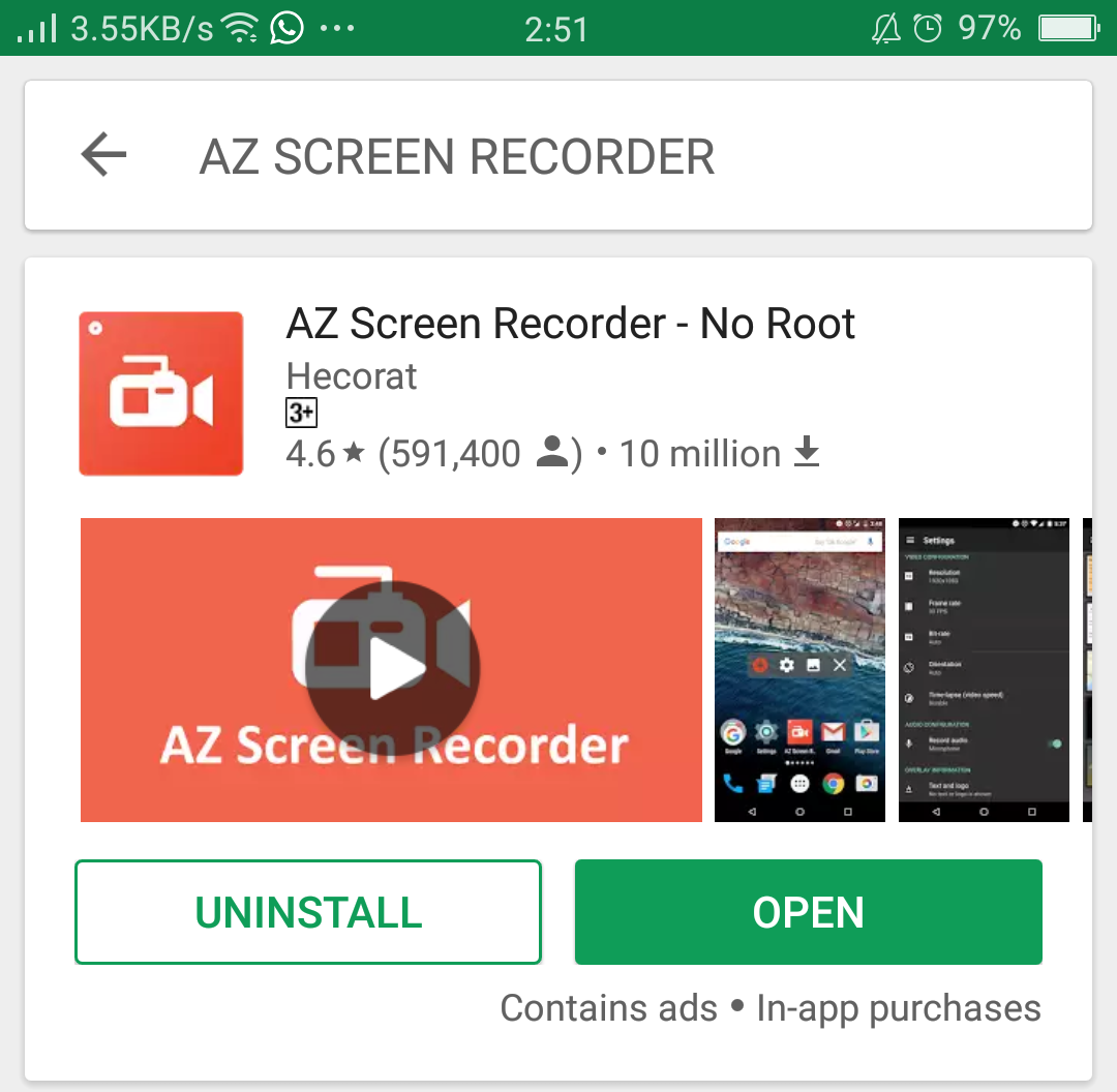 download az screen recorder