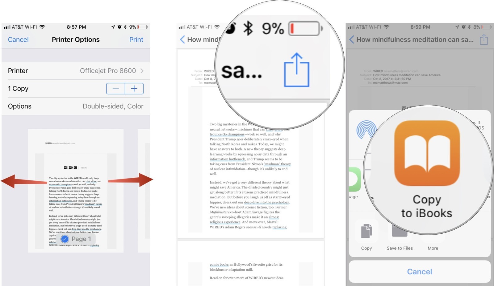 how to save as pdf on iphone